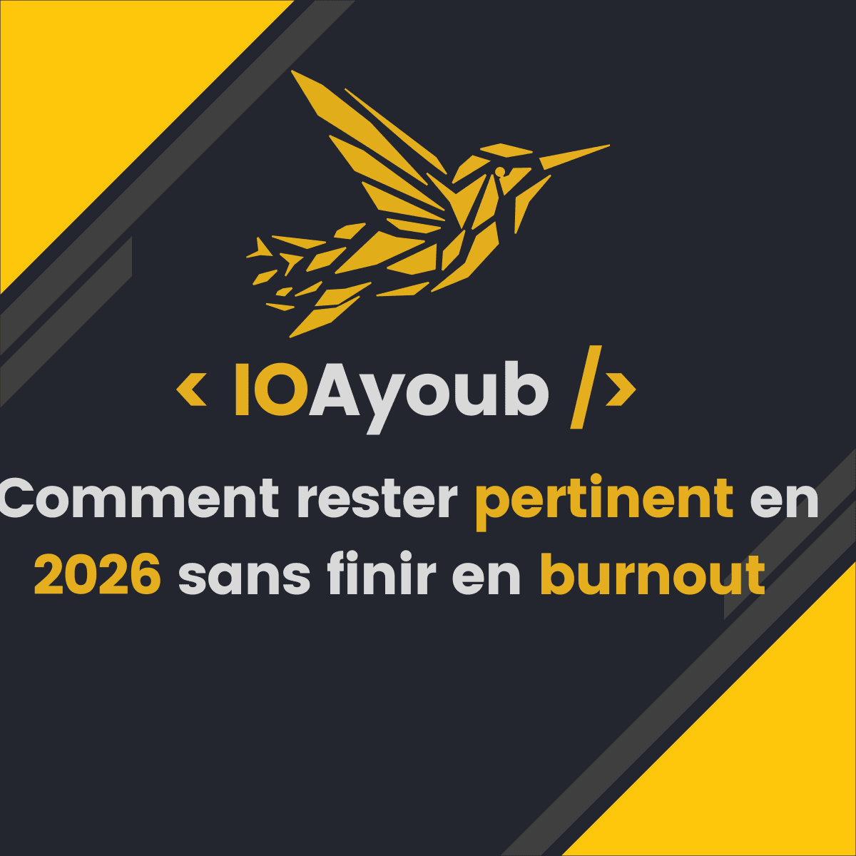 Tech FOMO : Comment rester pertinent en 2026 sans finir en burnout (Le Guide du Senior)