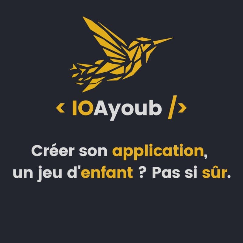 Créer sa propre application